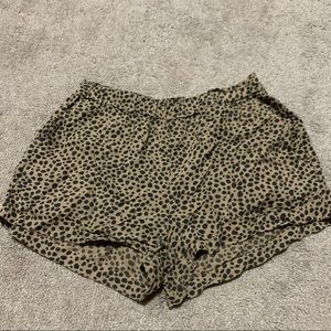 Aerie animal print shorts